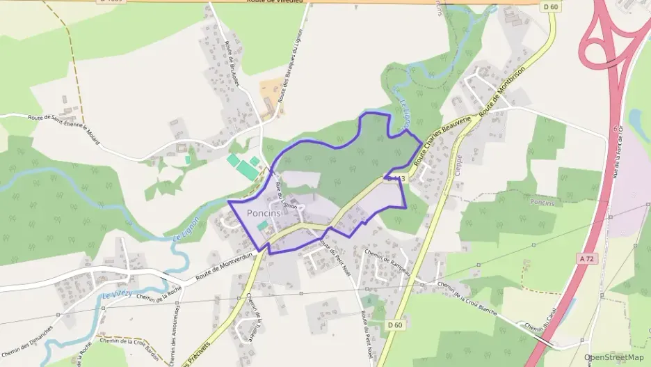 Maison 54 m² trois pièces à vendre à Poncins