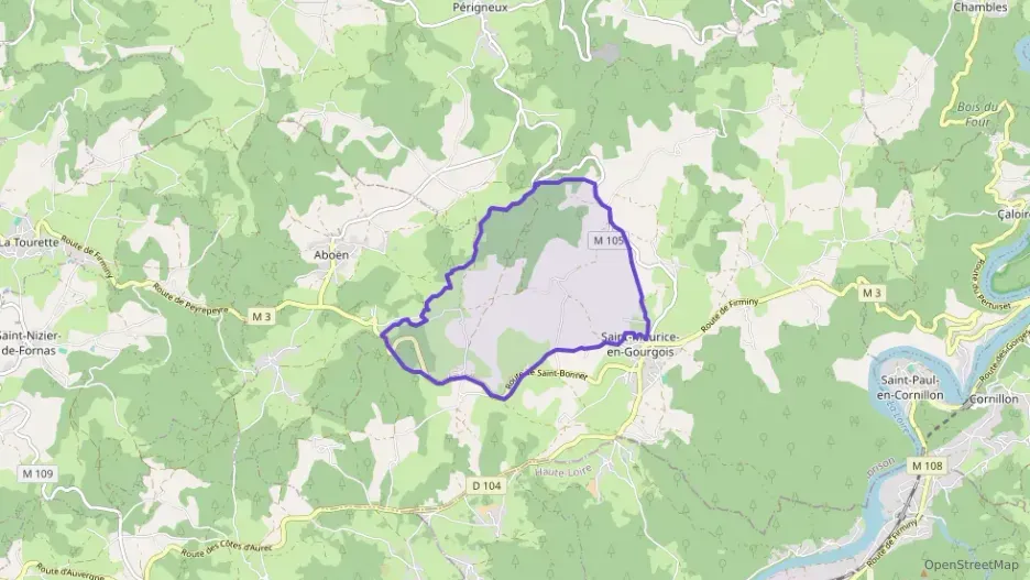 Maison 130 m² quatre pièces à vendre à Saint-Maurice-en-Gourgois