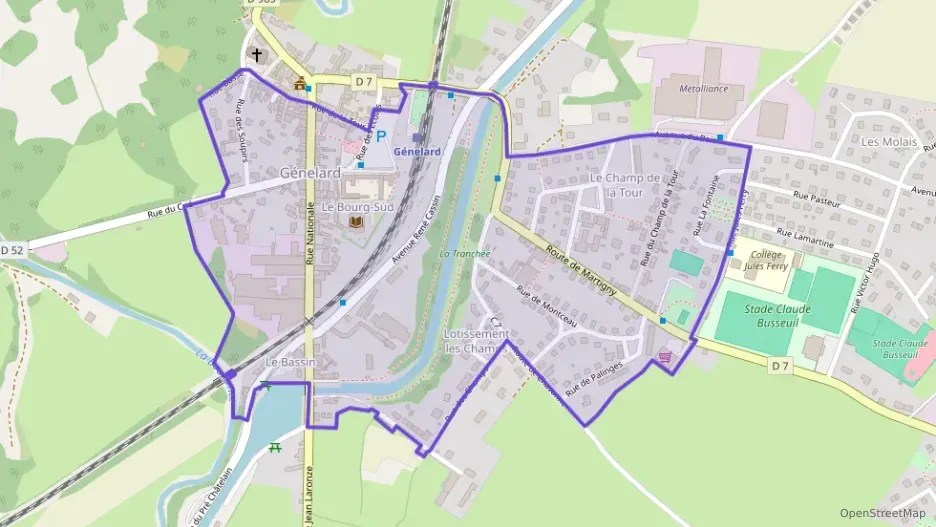 Maison 74 m² quatre pièces à vendre à Génelard