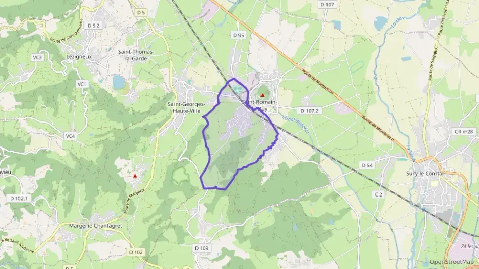 Maison 107 m² quatre pièces à vendre à Saint-Romain-le-Puy