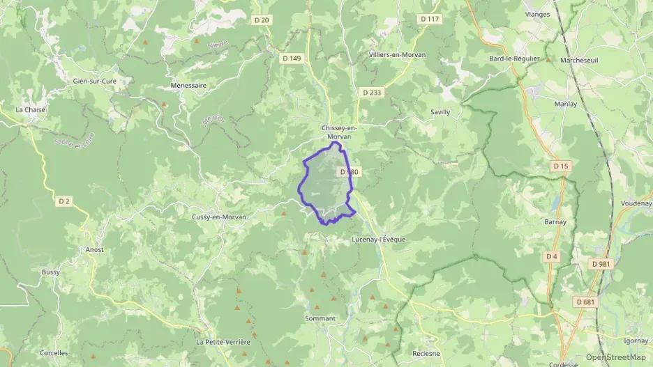 Maison 113 m² quatre pièces à vendre à Chissey-en-Morvan