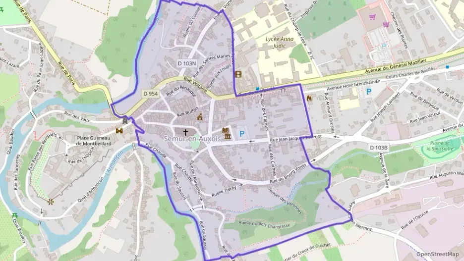 Maison 70 m² trois pièces à vendre à Semur-en-Auxois