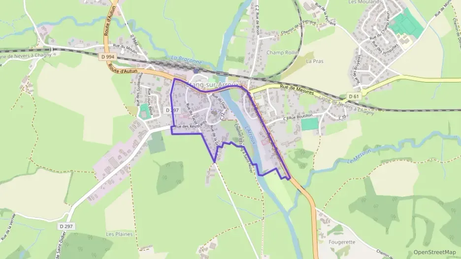 Maison 91 m² cinq pièces à vendre à Étang-sur-Arroux