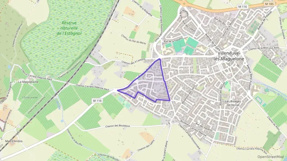 Maison 122 m² six pièces à vendre à Villeneuve-lès-Maguelone Maison 122 m² six pièces à vendre à Villeneuve-lès-Maguelone