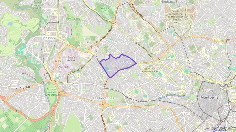 Maison 90 m² quatre pièces à vendre à Montpellier