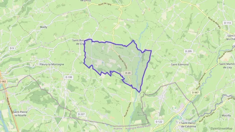 Maison 100 m² quatre pièces à vendre à Saint-Bonnet-de-Cray Maison 100 m² quatre pièces à vendre à Saint-Bonnet-de-Cray