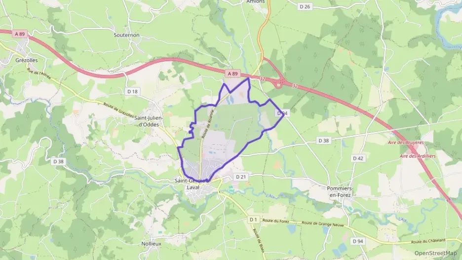 Maison 144 m² six pièces à vendre à Saint-Germain-Laval