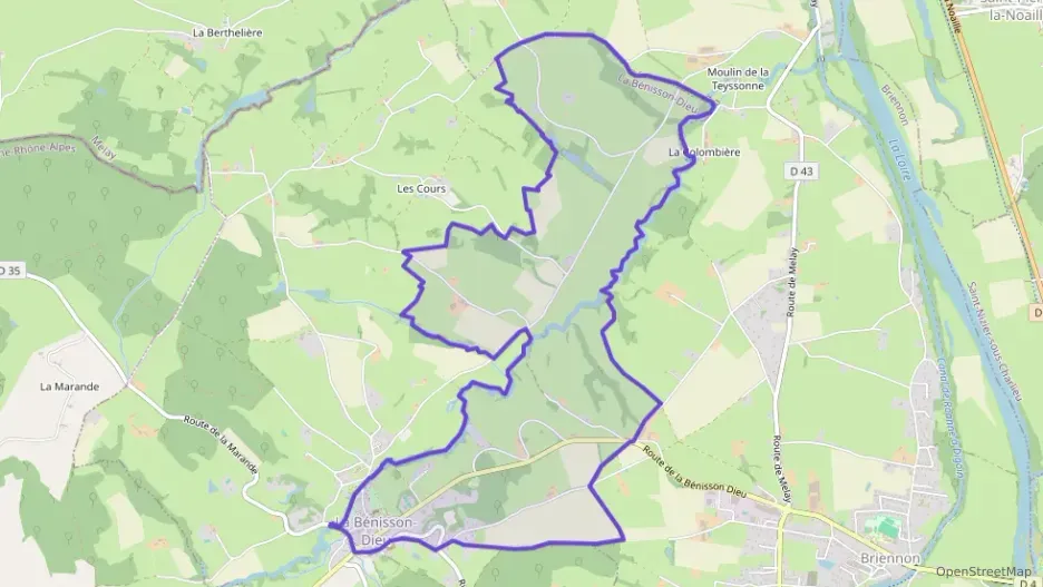 Maison 120 m² quatre pièces à vendre à La Bénisson-Dieu