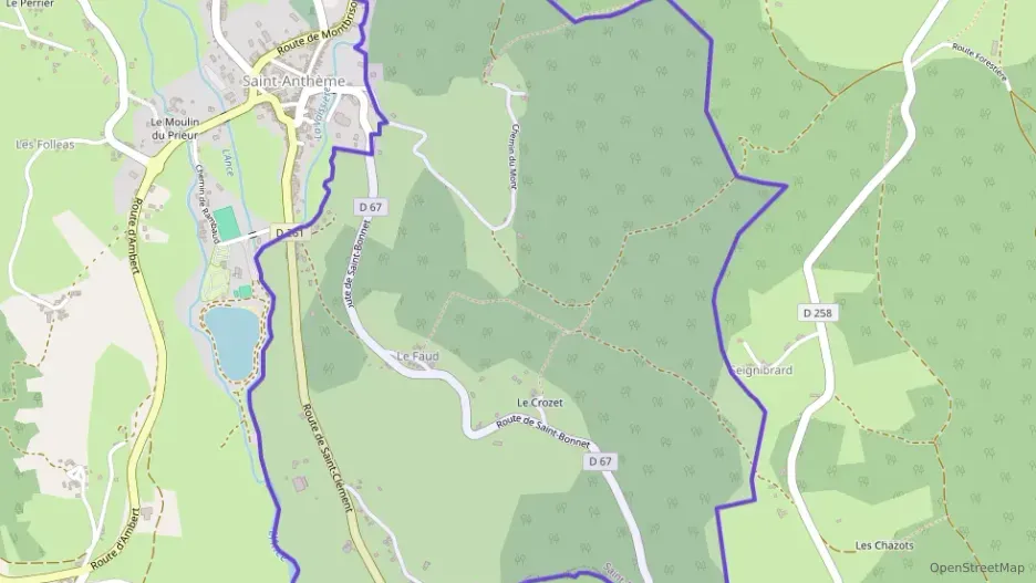 Maison 83 m² quatre pièces à vendre à Saint-Anthème