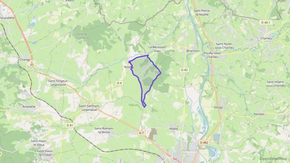 Maison 89 m² quatre pièces à vendre à Noailly