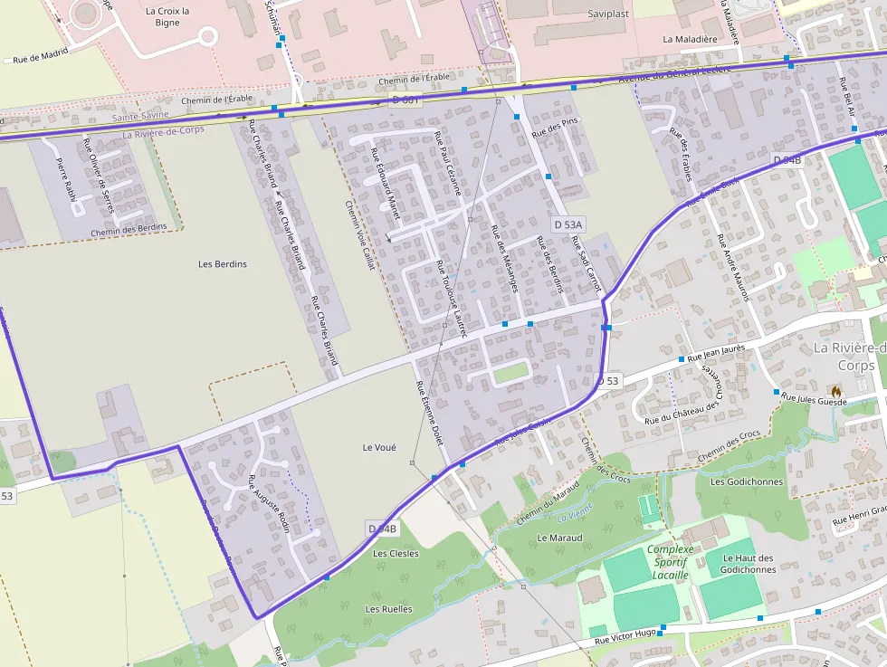 Maison 70 m² trois pièces à vendre à La Rivière-de-Corps