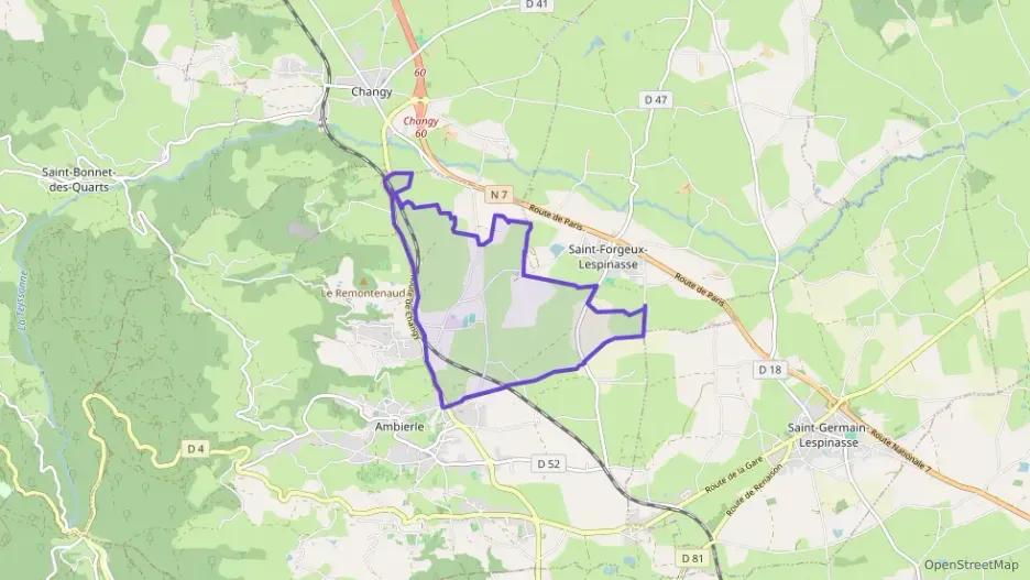 Maison 136 m² quatre pièces à vendre à Ambierle