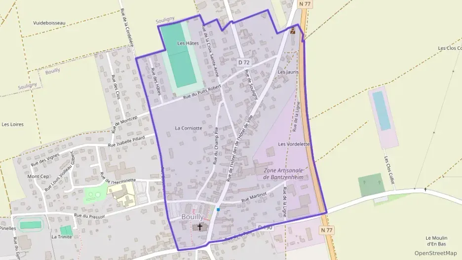 Maison 80 m² quatre pièces à vendre à Bouilly