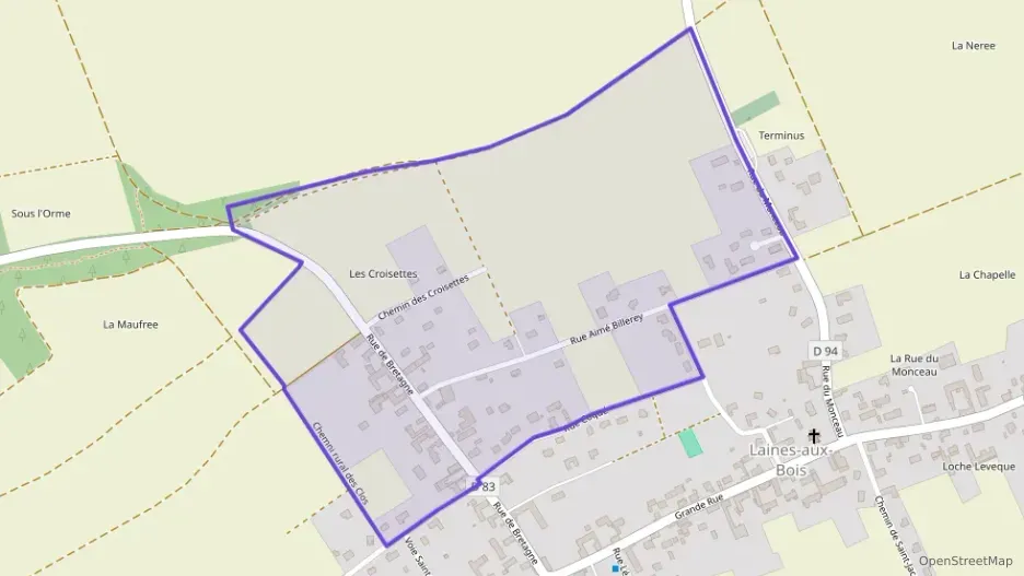 Maison 120 m² quatre pièces à vendre à Laines-aux-Bois Maison 120 m² quatre pièces à vendre à Laines-aux-Bois