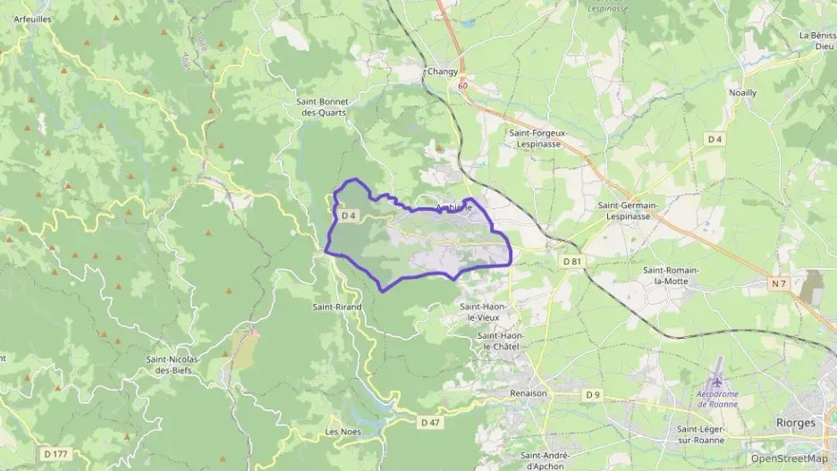 Maison 163 m² cinq pièces à vendre à Ambierle