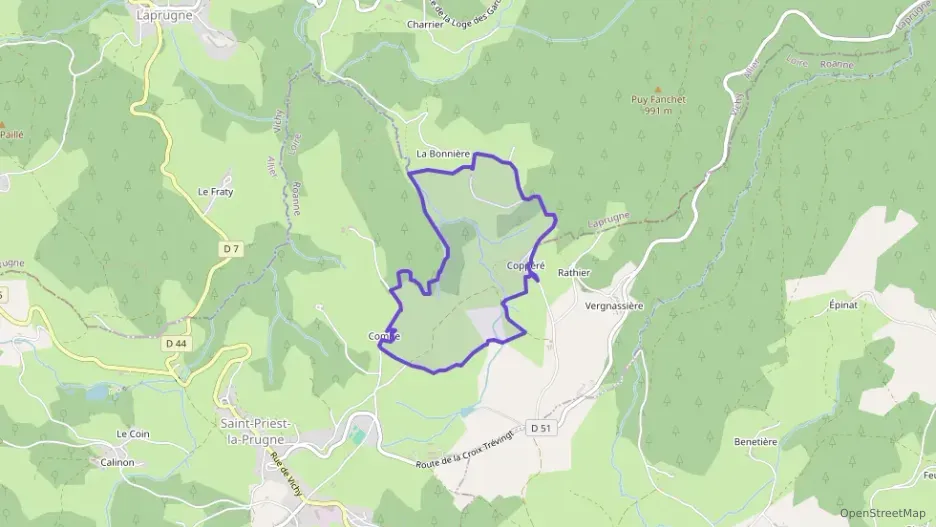 Maison 120 m² six pièces à vendre à Saint-Priest-la-Prugne