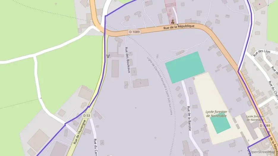 Maison 72 m² quatre pièces à vendre à Noirétable