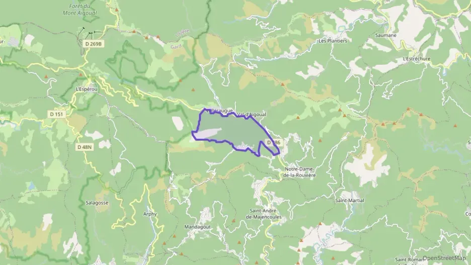 Maison 50 m² trois pièces à vendre à Val-d`Aigoual