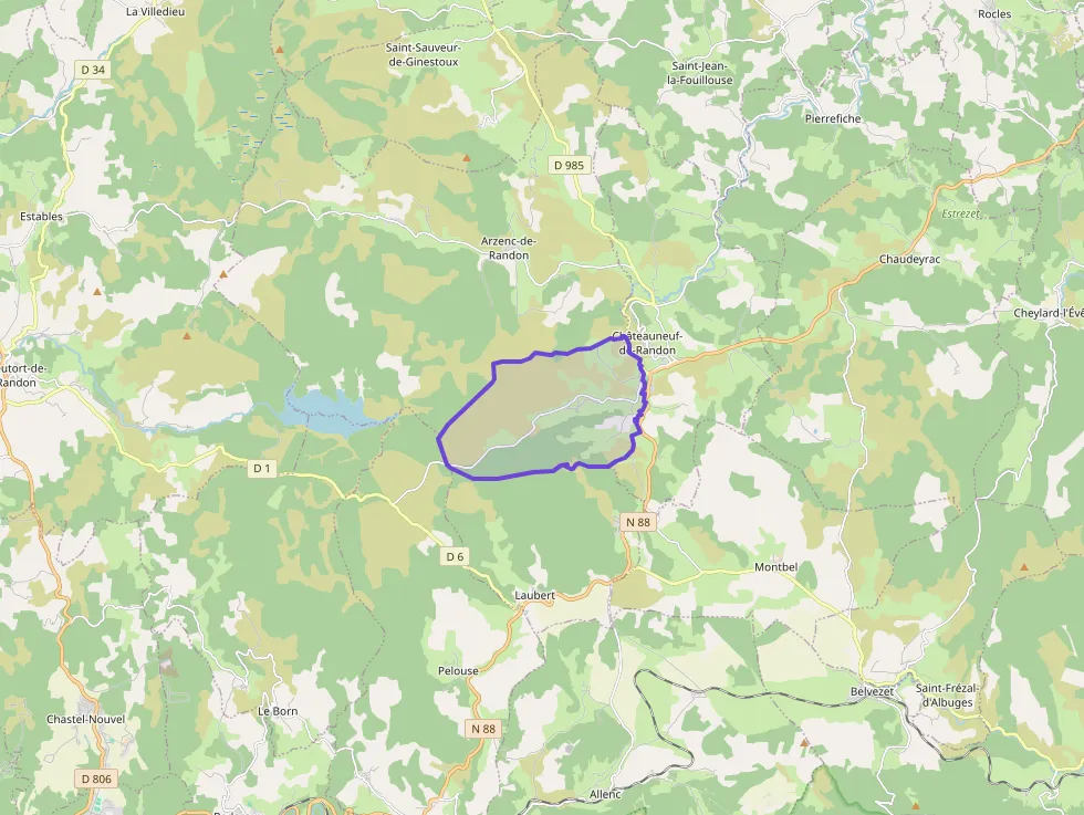 Maison 110 m² quatre pièces à vendre à Arzenc-de-Randon