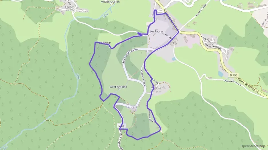 Maison 55 m² trois pièces à vendre à Saint-Priest-la-Prugne Maison 55 m² trois pièces à vendre à Saint-Priest-la-Prugne