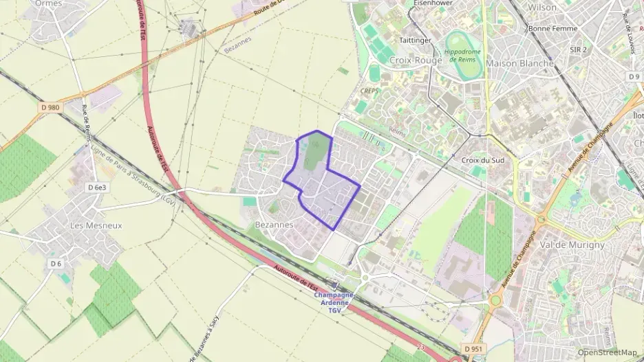 Maison 65 m² trois pièces à vendre à Bezannes