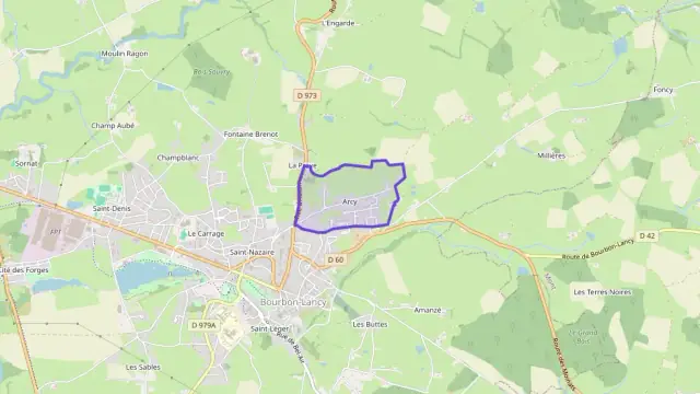 Maison 90 m² quatre pièces à vendre à Bourbon-Lancy