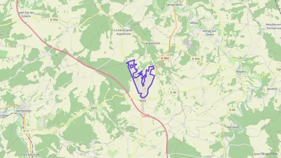 Maison 108 m² six pièces à vendre à Nitry