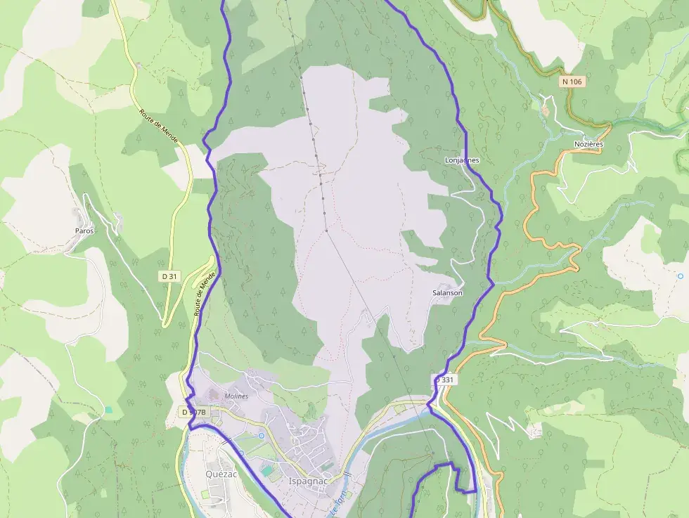 Maison 140 m² quatre pièces à vendre à Ispagnac