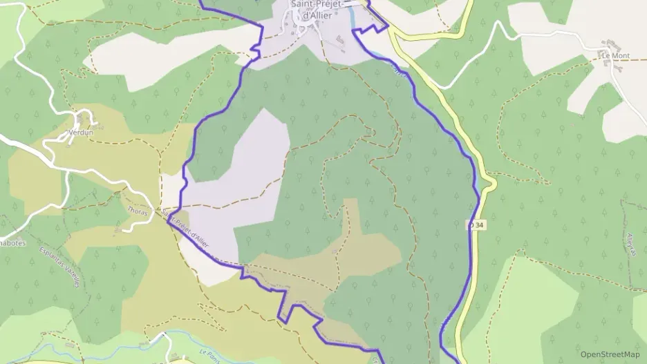 Maison 47 m² trois pièces à vendre à Saint-Préjet-d`Allier Maison 47 m² trois pièces à vendre à Saint-Préjet-d`Allier