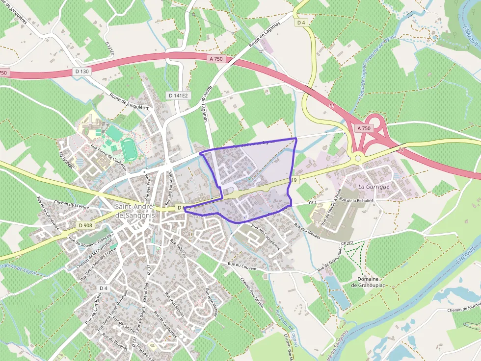 Maison 88 m² quatre pièces à vendre à Saint-André-de-Sangonis