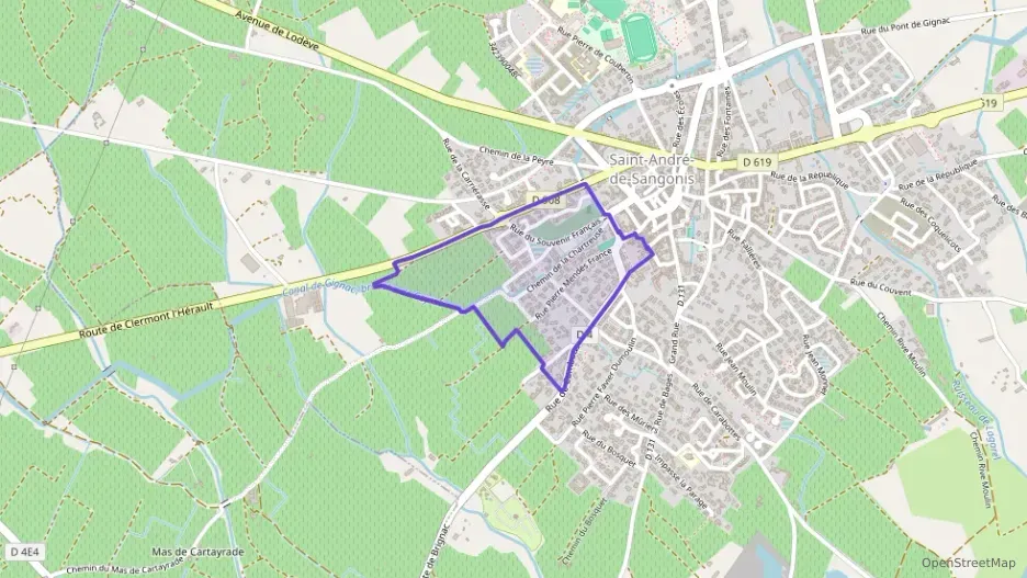 Maison 93 m² quatre pièces à vendre à Saint-André-de-Sangonis