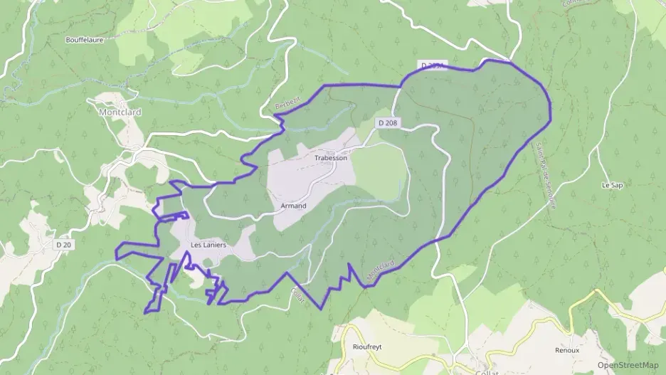 Maison 90 m² quatre pièces à vendre à Montclard Maison 90 m² quatre pièces à vendre à Montclard