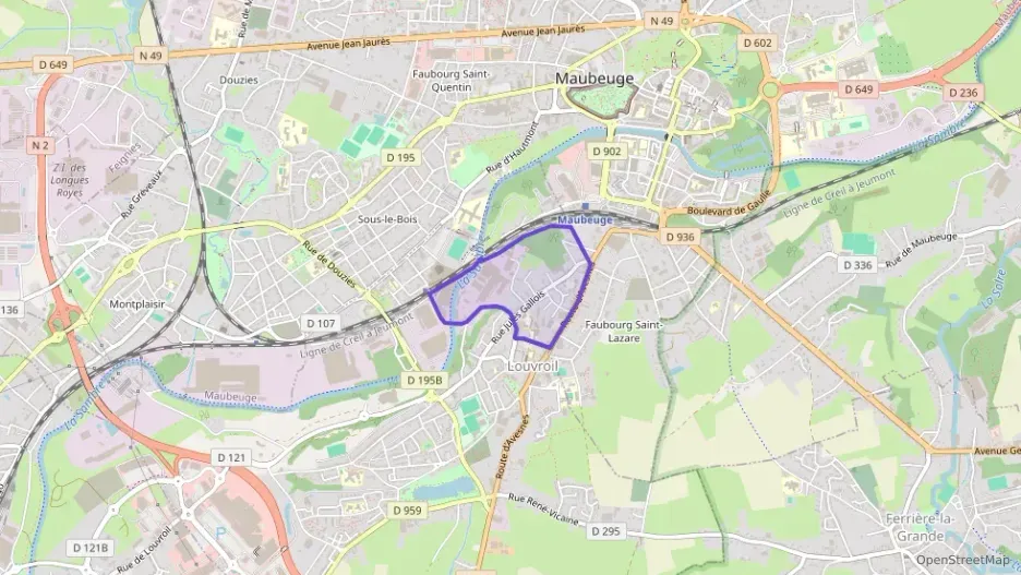 Maison 65 m² quatre pièces à vendre à Louvroil Maison 65 m² quatre pièces à vendre à Louvroil