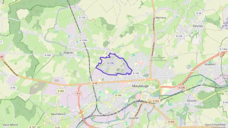 Maison 83 m² quatre pièces à vendre à Maubeuge