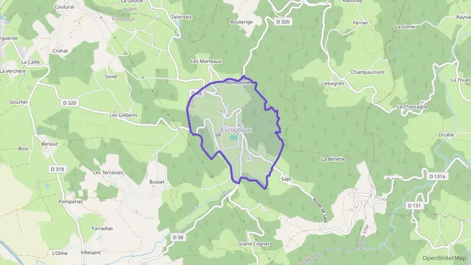 Maison 90 m² cinq pièces à vendre à Escoutoux