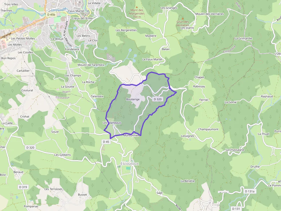 Maison 80 m² quatre pièces à vendre à Escoutoux