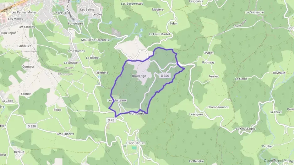 Maison 80 m² quatre pièces à vendre à Escoutoux