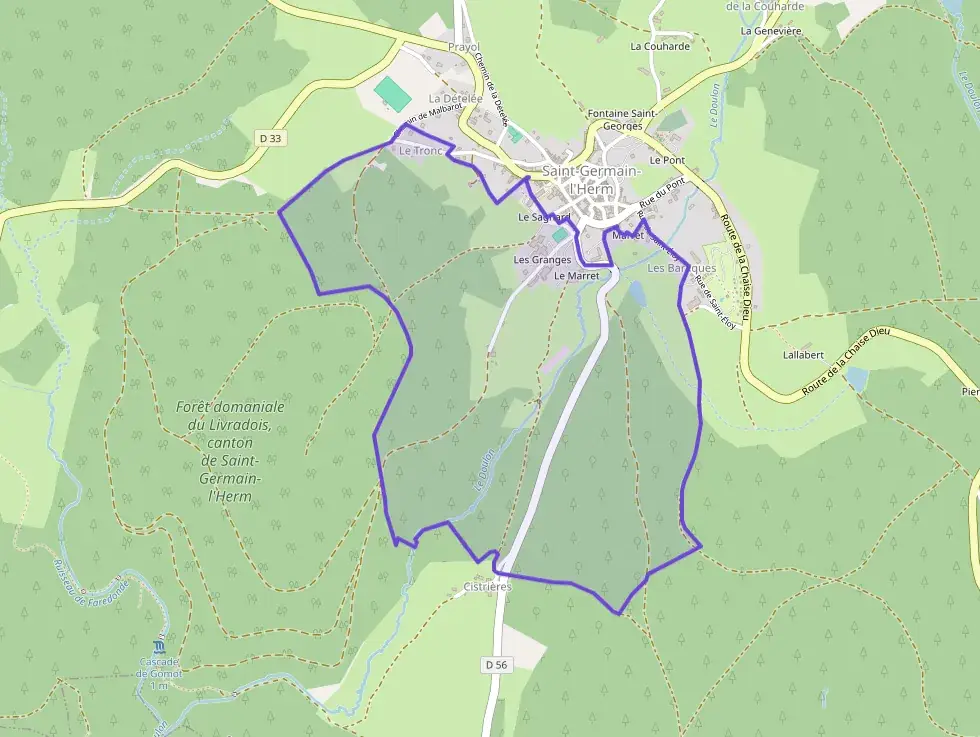 Maison 61 m² trois pièces à vendre à Saint-Germain-l`Herm