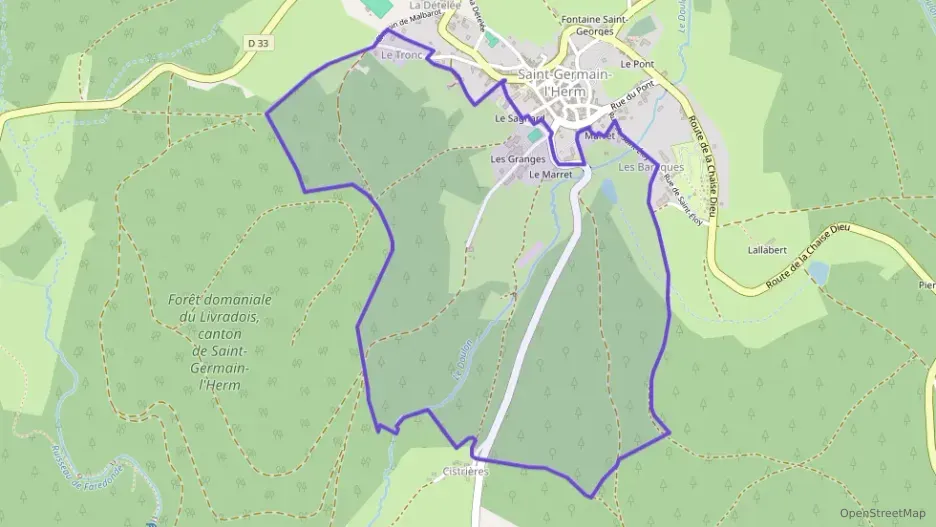 Maison 61 m² trois pièces à vendre à Saint-Germain-l`Herm Maison 61 m² trois pièces à vendre à Saint-Germain-l`Herm