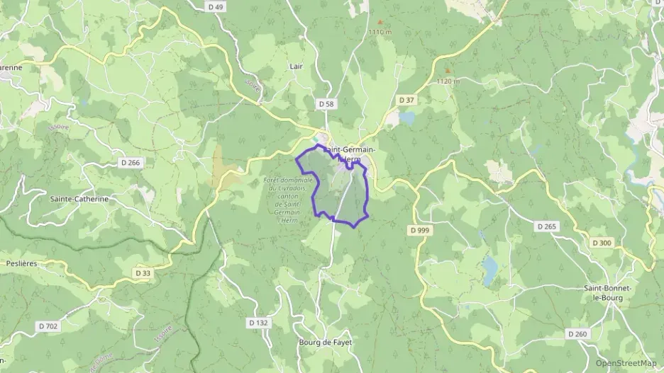 Maison 61 m² trois pièces à vendre à Saint-Germain-l`Herm Maison 61 m² trois pièces à vendre à Saint-Germain-l`Herm