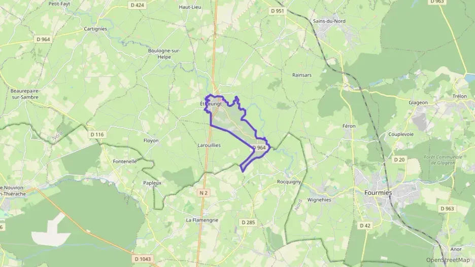 Maison 103 m² trois pièces à vendre à Étrœungt Maison 103 m² trois pièces à vendre à Étrœungt