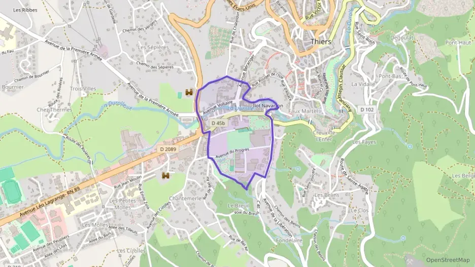 Maison 80 m² trois pièces à vendre à Thiers