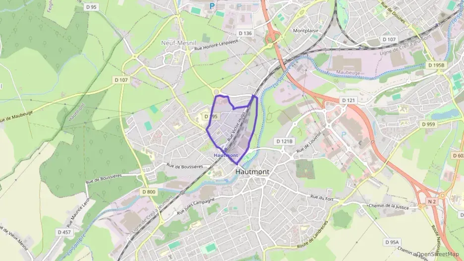 Maison 86 m² quatre pièces à vendre à Hautmont
