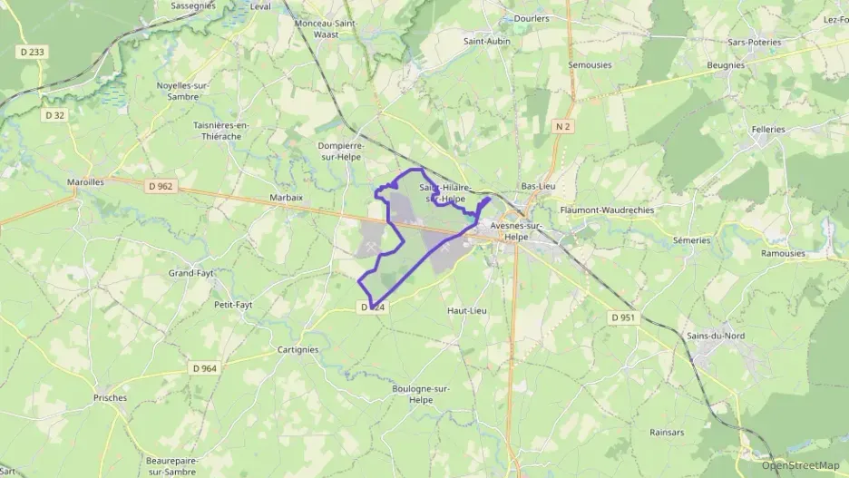 Maison 136 m² cinq pièces à vendre à Saint-Hilaire-sur-Helpe
