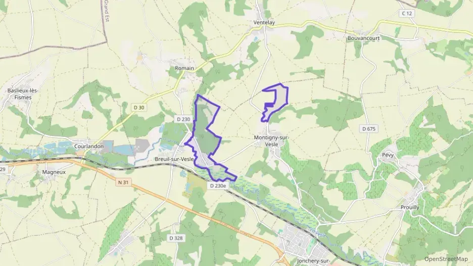 Maison 100 m² quatre pièces à vendre à Montigny-sur-Vesle