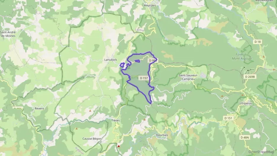 Maison 35 m² deux pieces à vendre à Lanuéjols Maison 35 m² deux pieces à vendre à Lanuéjols