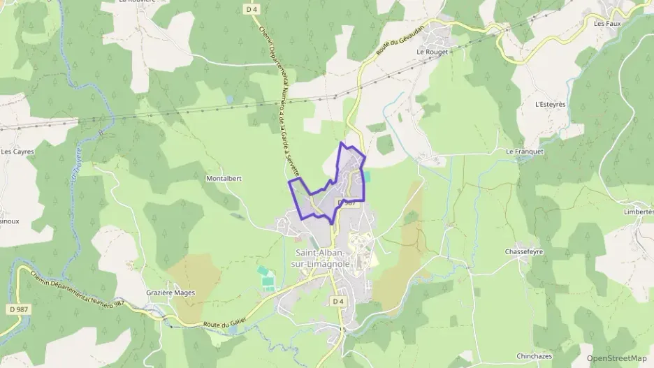 Maison 100 m² quatre pièces à vendre à Saint-Alban-sur-Limagnole