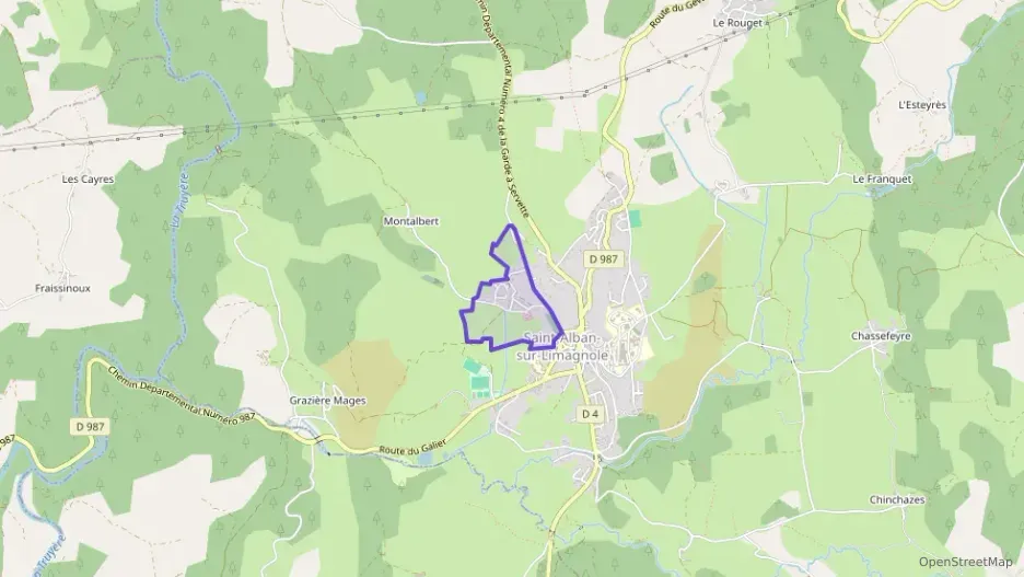 Maison 101 m² quatre pièces à vendre à Saint-Alban-sur-Limagnole