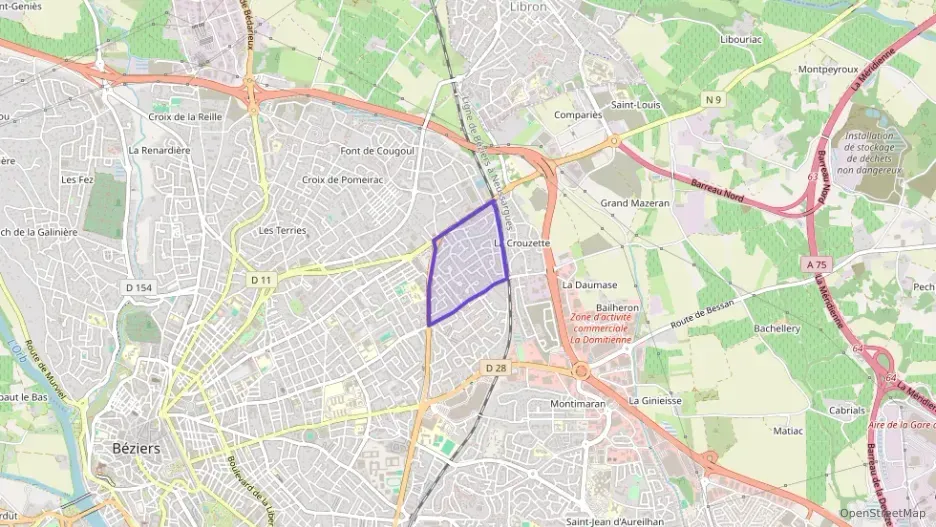 Maison 68 m² trois pièces à vendre à Béziers