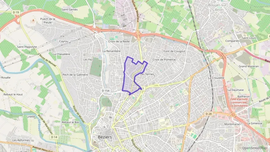 Maison 90 m² quatre pièces à vendre à Béziers